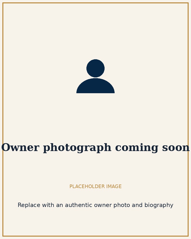 Placeholder image — owner photograph coming soon