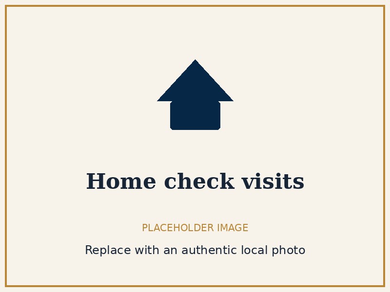 Placeholder image — home check visits