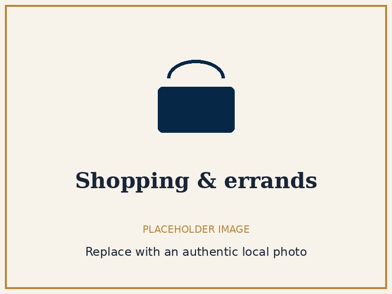 Placeholder image — shopping and errands